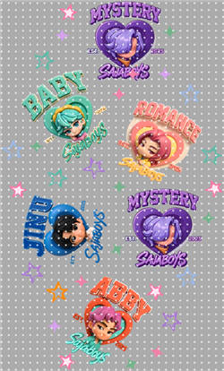Keychain sticker-Y 1238